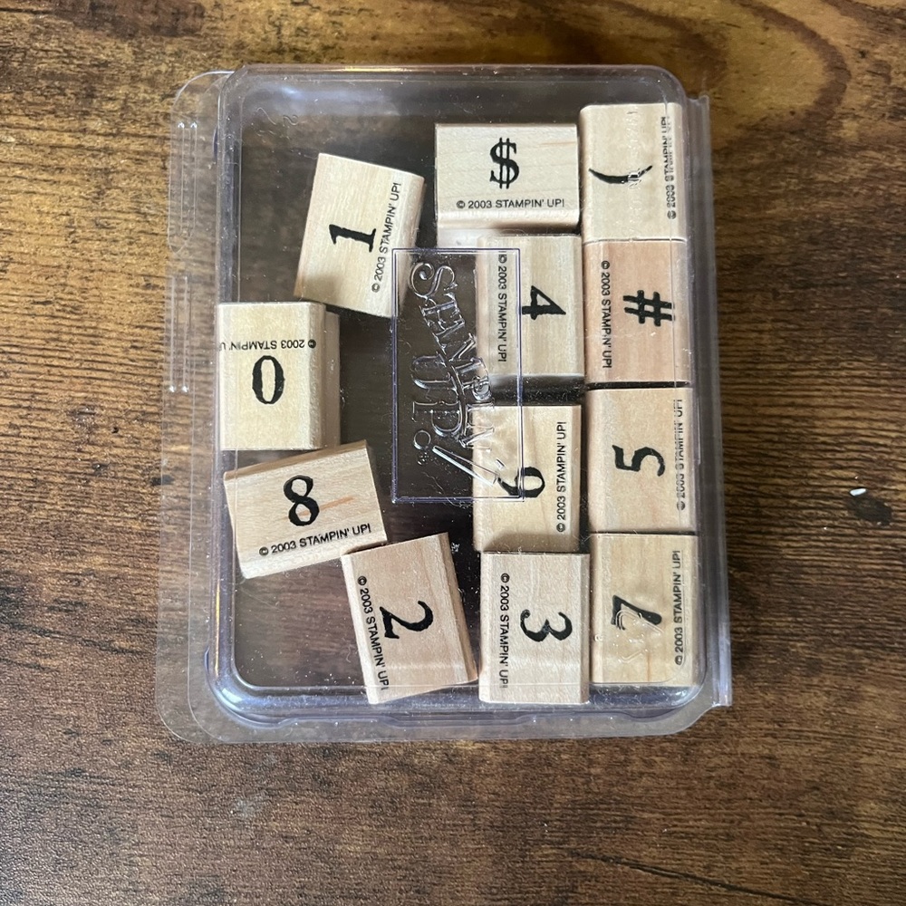 Stampin’ Up! Number Set